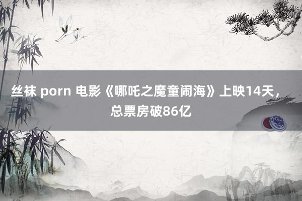 丝袜 porn 电影《哪吒之魔童闹海》上映14天， 总票房破86亿